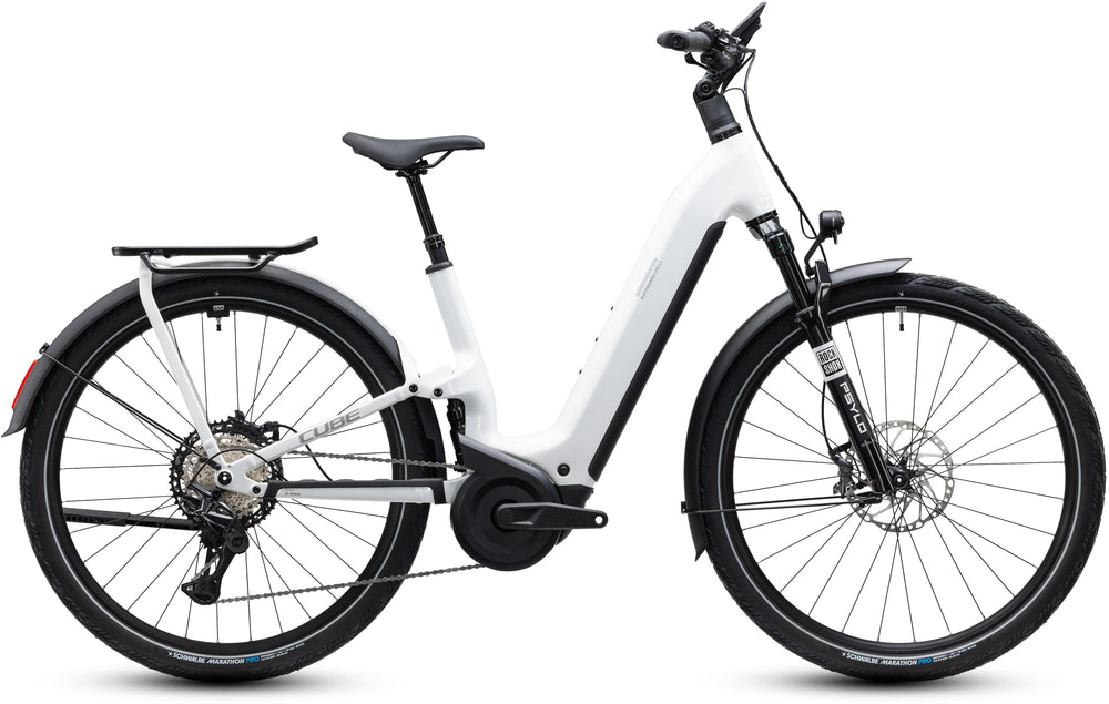 Cube Kathmandu Hybrid ONE11 HPC SLX 800 metallicwhite´n´prizm
