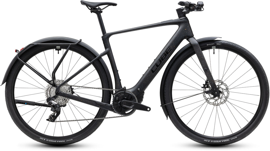 Cube Nulane Hybrid C:62 SLX 400X FE mineralblack´n´orange
